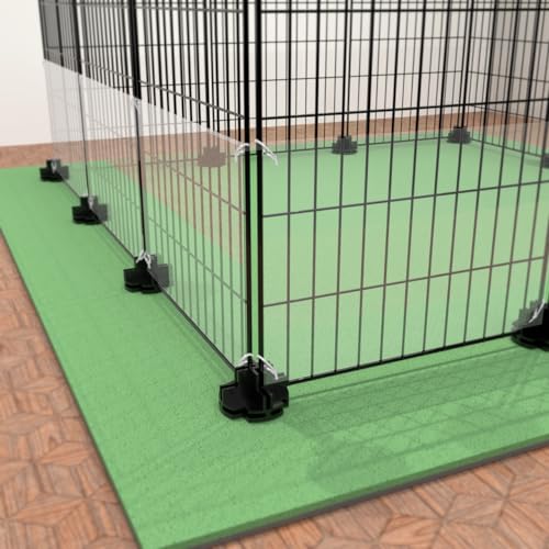 8 Pack Pet Cage Liner 8" x 11" with Holes Zip Ties Urine Guard Flexible and Pliable See Through Clear Acrylic Sheet Side Lining Habitat Siding Tiles Protection Cage Edge Liners by Marketing Holders - size: 8” x 11” 8 Pack