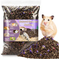 Sukh 10.5oz Hamster Rabbit Bedding Mate - Natural Flower Herb Bedding Mix | Small Animal Cage Blend for Guinea Pig Bedding, Gerbil, Chinchilla Habitat Decor, Nesting Areas, Cage Refresh and Supplies
