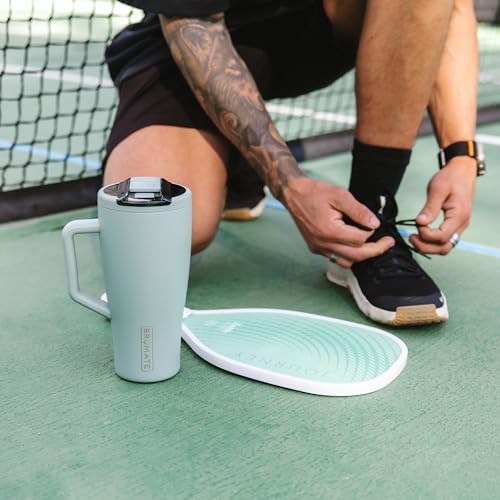 BrüMate Era Flip 30oz Tumbler with 100% Leakproof Covered Straw Lid | Hygienic Covered Straw | Insulated Stainless Steel Water Bottle with Handle | Cup Holder Friendly | BPA-Free (Lilac Dusk) - color: Lilac Dusk, size: 30 Ounces