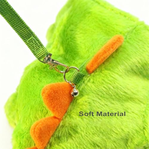 Adjustable Hedgehog Harness and Leash Set - Escape-Proof Small Animals Harness for Hedgehogs, Ferrets, Hamster - Soft, Lightweight & Comfortable (Yellow, M) - color: Yellow