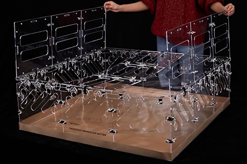3X3 feet Acrylic Guinea Pig Cages Lid DIY Acrylic Panels with Installation Accessories - color: 3×3ft Lid