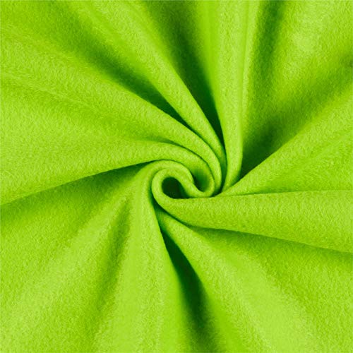 Polar Fleece Solid Lime, Fabric by the Yard - color: Lime, size: Yard