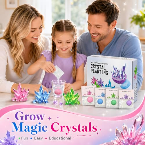 24Pcs Science Kit Crystal Growing Toys Party Favor Supply Gifts for Kids Classroom Goodiebags Gifts - color: 24pcs Usually