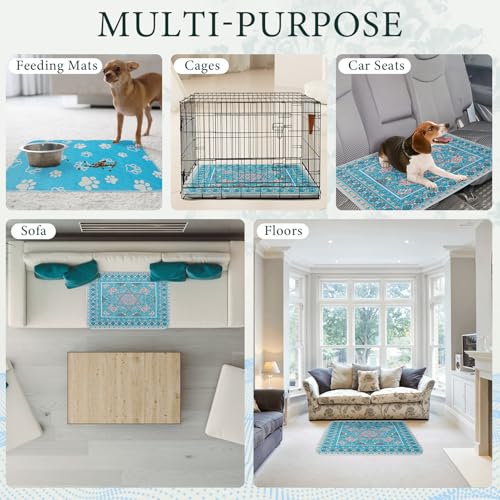 Homimp Washable Pee Pads for Dogs, 4 Pack Reusable Puppy Pads, Absorbent and Leakproof Dog Pee Pads, Non Slip Puppy Training Pads, Pet Mat for Floor, Crate, Couch, Whelping, 36"x36" - size: 36"x36"(Pack of 4)