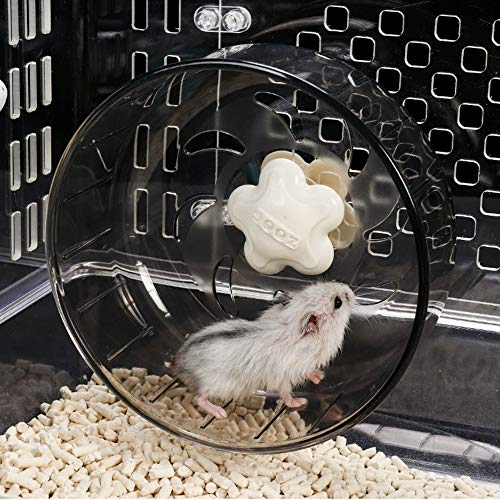GOLDEAL 5.1 Inches Small Silent Hamster Wheel, Toys for Cage, Super Mute Spinner Exercise Running Wheel for Gerbils or Mice - size: 5.1Inchs