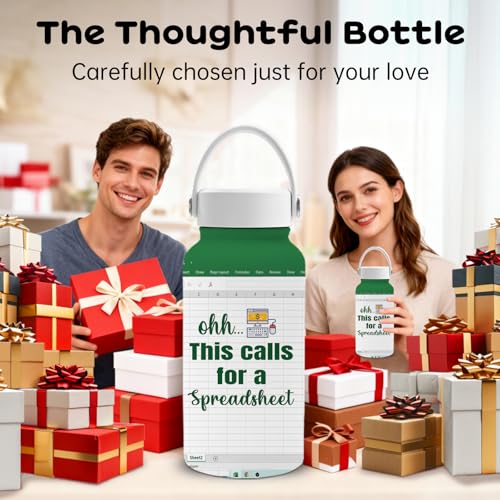 25oz Accounting Water Bottle with Straw Lid & Direct-drink Lid - Accounting Stainless Steel Water Bottles, BPA-free Leakproof Sports Waters Bottle for School Travel, Gifts Cup for Accountant - color: Accounting