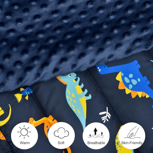 david's kids Toddler Nap Mat with Removable Pillow and Minky Fleece Blanket, 55"x23",Ultra Soft Slumber Bags for Boys, Perfect for Preschool, Daycare, Kids Sleeping Bags with Rollup Design, Dinosaur - color: Dinosaur