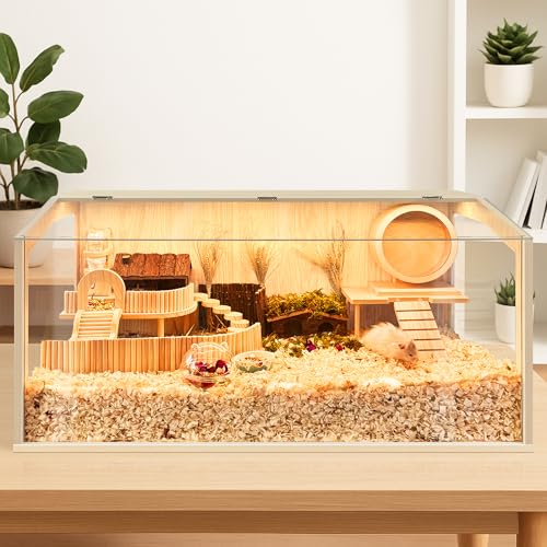 Prolee Hamster Cage Chew Proof, Guinea Pig Cages, Mice and Rat Habitat Openable Top, Hamster Habitat Solid Built - size: 48.0"L x 20.0"W x 20.0"H