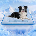 Dog Cooling Mat, Thick Cooling Mat for Dogs with PCM & Thermochromic Tech, Dual-Sided Durable Waterproof Cool Dog Bed Mat for All-Year Use, Q-Max>0.5, Machine Washable, Non-Toxic - L(26" x 35") - size: Large