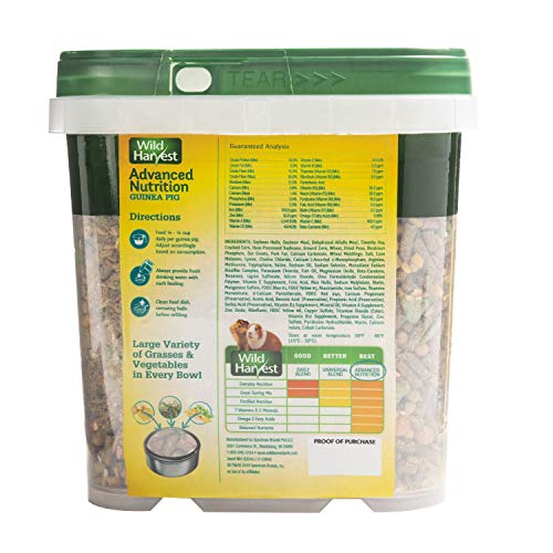 Wild Harvest Advanced Nutrition Guinea Pig, Complete And Balanced Diet, 4.5 Pounds - size: 4.5 Pound (Pack of 1)
