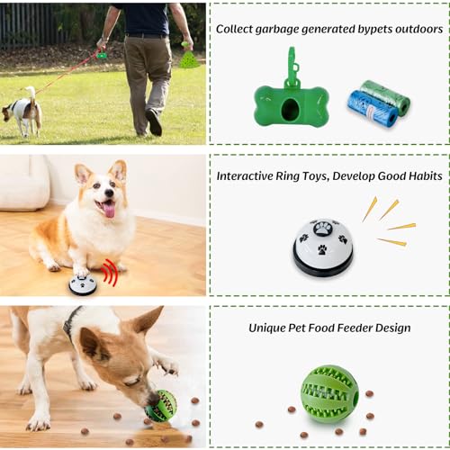 MRSOHRET 20Pcs Puppy Chew Toys for Teething, Dog Chew Toys with Rope Toy, Pet Dog Toothbrush, Treat Balls, Plush Toys and Squeaky Toys for Small Medium Dogs with Basket to Keep Them Busy - color: 20 Pack