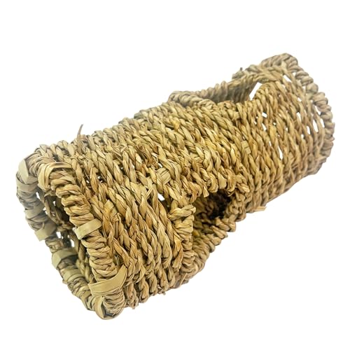 Exotic Nutrition Seagrass Exploration Tunnel - Fun & Unique Toy for Hamsters, Gerbils, Rabbits, Guinea Pigs, Prairie Dogs, Chinchillas, Degus, Squirrels, Rats and Other Chewing Small Animals.