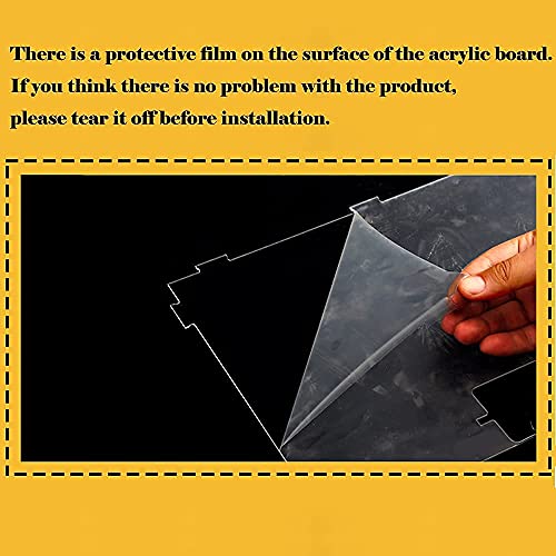 DuvinDD Hamster Cages with Crossover Tubes Tunnels, Large Hamster Cage Habitats Gerbil House, Transparent Acrylic Small Animal Cage for Pet Rat, Syrian Hamster, Mouse with Accessories