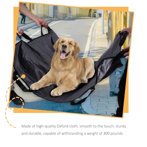 Dog Stretcher for Large Dogs Emergency Animal Carrier 300 Pounds 8 Handles | Dog Stretcher, Portable Stretcher,Emergency Animal Carrier Capable Gray - color: Gray