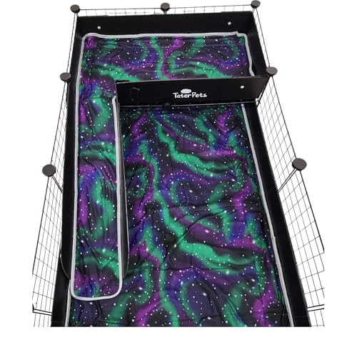 Loft and Ramp Fleece Liner or Kavee C&C Cages (Northern Lights) - color: Northern Lights