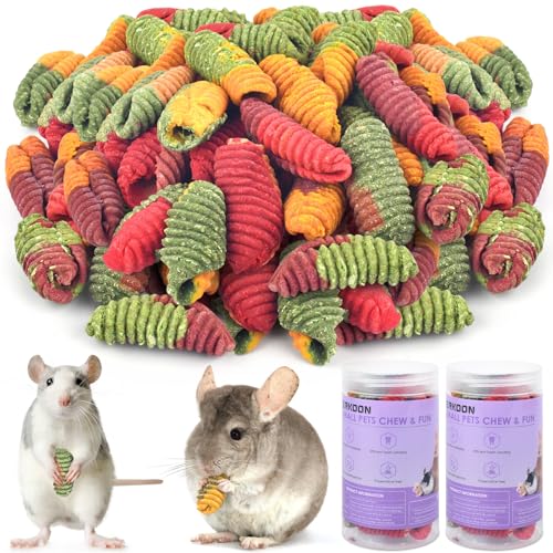 ERKOON Chinchilla Treats, Timothy Grass Chew Toys for Teeth for Rabbit Guinea Pig Gerbil Rat Dwarf Hamster (Large Size-2 Pack) - size: 7 Ounce (Pack of 2)
