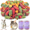 ERKOON Chinchilla Treats, Timothy Grass Chew Toys for Teeth for Rabbit Guinea Pig Gerbil Rat Dwarf Hamster (Large Size-2 Pack) - size: 7 Ounce (Pack of 2)