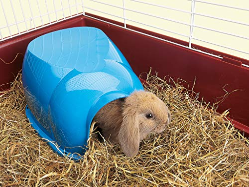 Lixit Igloos and Hideaways for Guinea Pigs, Rats, Mice, Hamsters, Gerbils and Other Small Animals (Large) - color: Blue, size: Large
