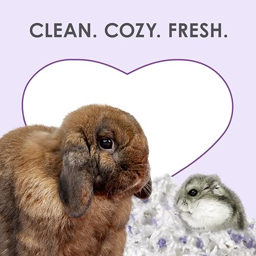 Kaytee Clean & Cozy Paper Bedding with Lavender, Made for Small Animals, 24.6 Liters - size: 24.6 Liters