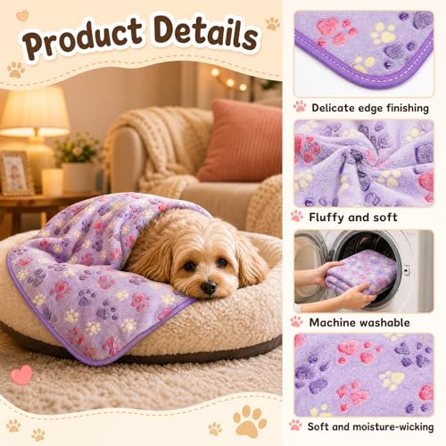 8 Pcs Guinea Pig Bedding Dog Blankets Small Reusable Animal Cage Liners Soft Washable Warm Crate Bed Pet Pad Sleep Mat for Dog Rabbit Ferret Hamster(24 x 16 Inch)