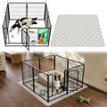 FXW Rollick Unleashed Dog Playpen for Indoor, Yard, RV Camping, 32 inch 8 Panels Dog Pen with Washable Pee Pad for Small and Medium Dogs, Black│Patented | Heavy-Duty & Easy setup Play Area, Super Absorbent Pad for Easy Cleanup, For Small & Medium Dogs, Pa