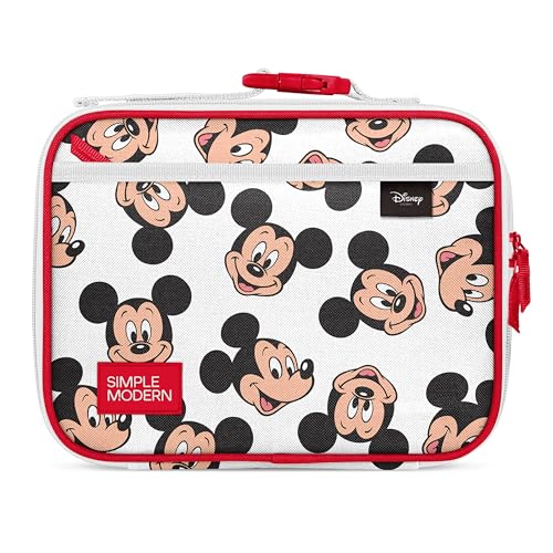 Simple Modern Disney Mickey Mouse Kids Lunch Box & Insulated Lunch Bag | Hadley Cute Lunch Box for School, Girls, Boys, Toddlers | Fits Bento Box, Lunch Containers | Small Lunch Bag | Mickey Mouse - color: Disney: Mickey Mouse Fun