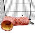 Rat Ferret Hammock Toys Cage Accessories, Guinea Pig Hideout Tunnel, Warm Bed for Rat Ferret Guinea Pig Sleep Hide and Play (3.Right Angle Tunnel) - color: 3.Right angle tunnel
