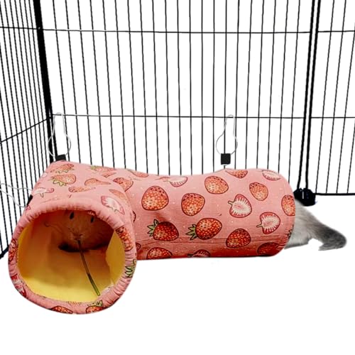 Rat Ferret Hammock Toys Cage Accessories, Guinea Pig Hideout Tunnel, Warm Bed for Rat Ferret Guinea Pig Sleep Hide and Play (3.Right Angle Tunnel) - color: 3.Right angle tunnel