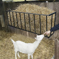 Wall Mount Hay Feeder for Goats, 40-Inch Long Metal Hay Rack for Horses | 40"L x 10"D x 15.9"H Wall hay feeder and goat hay feeder,25-gallon each goat feeder, wall mounted hay feeder for horses - size: 40'' Long