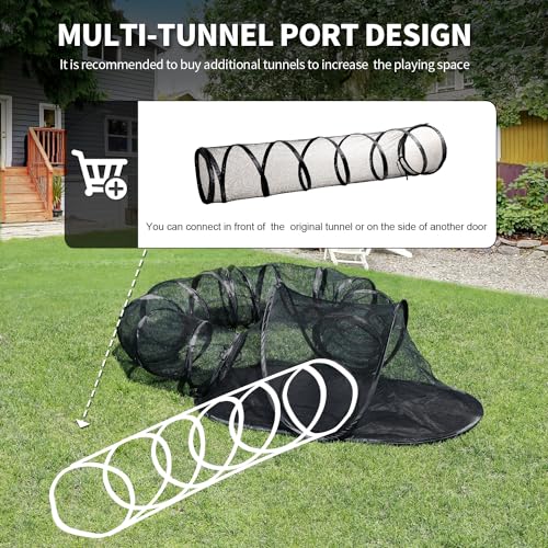 Outdoor Cat Enclosures, Portable Cat Tent for Outside Enclosure for Indoor Cats, Catio Outdoor Cat Enclosure for Kitty and Small Animals, Cat Playpen with Tunnel, Storage Bag