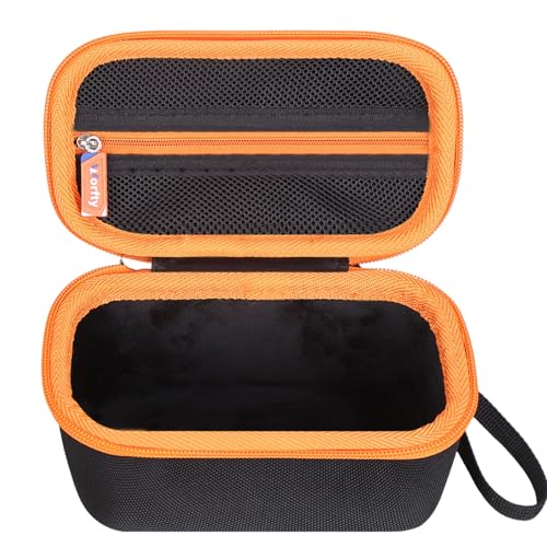 Case for ProtoArc Ergonomic Mouse, Travel Carrying Case Compatible with ProtoArc EM11 NL Bluetooth Rechargeable Wireless Vertical Mouse (Black-Orange) - color: Black-Orange
