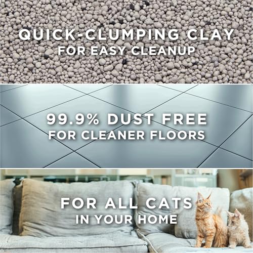 Purina Tidy Cats Clumping Cat Litter Odor Control, Free and Clean Unscented Multi Cat Litter - 16 lb. Bag (Pack of 2) - size: 16 Pound (Pack of 2)