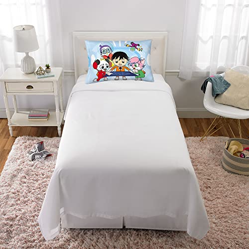 Franco Kids Bedding Super Soft Microfiber Reversible Pillowcase, 20 in x 30 in, Ryan's World - color: Ryan's World