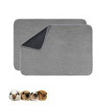 Guinea Pig Bedding, Cage Liners, Washable, Reusable & Leakproof | Premium Fleece Material, Instant Absorbent, Anti-Slip Bottom, Ideal Pee Pads for Small Animals. 24"x36", 2 Pack, Gray - size: 24"x36" (2 Pack)