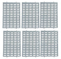 Saguaro Acres Rabbit and Small Animal Cage Resting Mat for Wire Floored Cages - Pack of 6 (Grey) - color: Grey