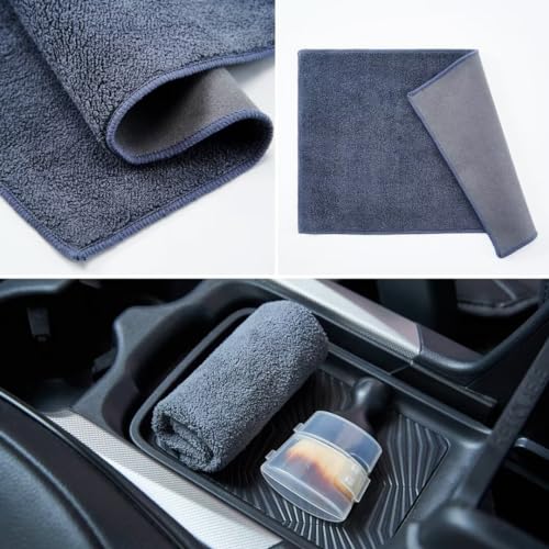 Car Interior and Exterior Soft bristles Detail dust Automotive Brush dusting Brush Dashboard Cleaning Brush Home Office Computer Keyboard dusting Tools+ Double-Sided Suede Cleaning Towel - color: 1 Piece Brush + Towel