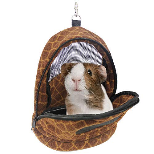 Kucci Carry Pouch - Fleece Travel Bonding Carrier Bag - for Sugar Gliders, Squirrels, Marmosets, Hamsters, Rodents, Rats, Reptiles & Other Small Pets (X-Large) - size: X-Large