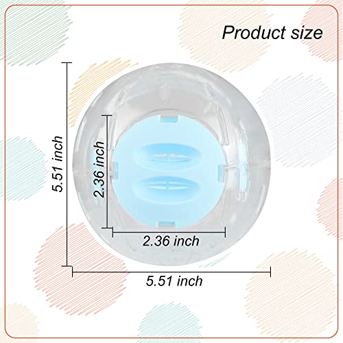 Andiker Hamster Ball, 5.52in Transparent Exercise Ball with Breathable Holes for Small Animals to Keep Fit or Do More Sports