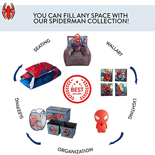 Sling Bag Slumber Set - color: Spiderman Grey
