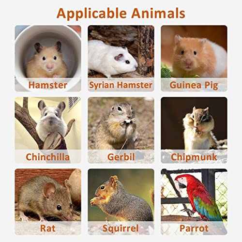 BNOSDM Wooden Hamster Platform with Legs Small Animal Standing Platform Exercise Toy Cage Accessories for Syrian Dwarf Hamsters Guinea Pigs Gerbils Degus Chinchillas Mice Bird