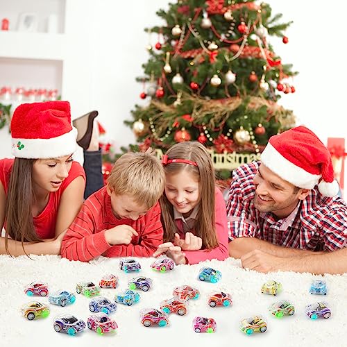 50 Pcs Mini Pull Back Cars Set, Pull Back Racing Vehicles for Kids Toddlers, Bulk Toys Party Favors Treasure Box, Classroom Prizes, Pinata Fillers,Goodie Bag Stuffers for Boys Girls