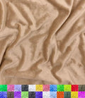 Barcelonetta | Minky Fabric | Plush, Super Soft, Cuddle | Solid Minky | by The Yard | 60" Wide | Baby Blanket, Change Station Cover, Pillow, Scarf, Beanie (Camel, 1 Yard) - color: Camel, size: 1 Yard