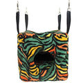 Exotic Nutrition Cozy Cube (Rainbow) - Hammock for Sugar Gliders, Hedgehogs, Chinchillas, Rats, Ferrets, Guinea Pigs, Rabbits, Hamsters, Squirrels, Parrots, Birds