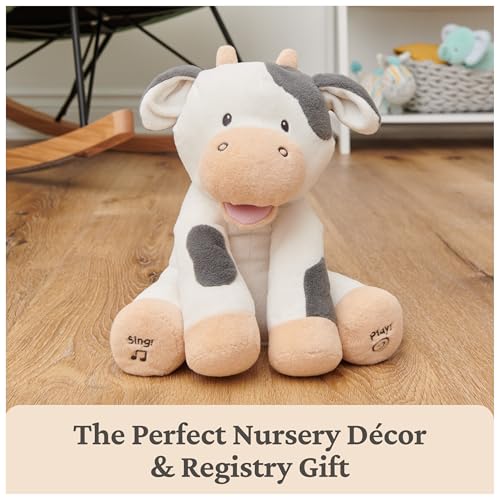 GUND Baby Buttermilk Cow 12-Inch Interactive Animated Musical Baby Toy - style: Buttermilk