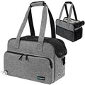 PetAmi Small Dog Purse Carrier, Soft-Sided Pet Carrier Bag with Pockets, Portable Puppy Cat Travel Handbag Tote, Airline Approved Breathable Mesh, Poop Bag Dispenser, Sherpa Bed, Max 18 lbs, Gray - color: Heather Gray