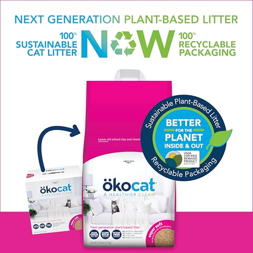 ökocat Super Soft Natural Wood Clumping Cat Litter, Odor Control, 15.8 Lbs - size: 15.8 lbs, style: Super Soft