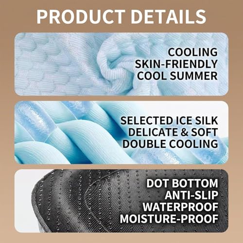 pet Cooling pad, Cute Animal Design, Breathable mesh, Summer Cooling pad (Grey) - color: Grey
