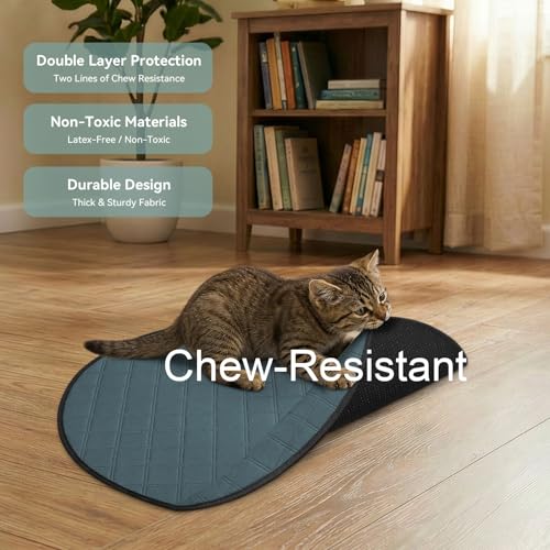 Siedihit Washable Reusable Pet Pee Pads, Absorbent Non-Slip Training Mat | for Dog Cat Rabbit Puppy Kitten, Whelping Playpen Crate Bed Cage Home Indoor Outdoor (Small - 2pack, Round) - size: Small - 2pack