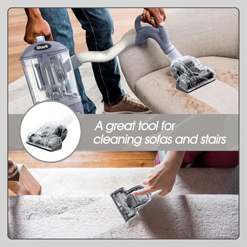 Upgraded Pet Hair Power Brush Tool Attachment for Shark Navigator Lift-Away Deluxe Upright NV360 NV350 NV352 NV356E NV370 NV22L UV420 UV410 UV440 Vacuum Replacement Parts Numbers 119FFJ Gray