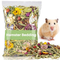 Sukh Hamster Bedding Odor Control - 200G Flowers & Herbs for Small Animals | Natural Habitat Decor and Forage Material for Dwarf Hamster, Chinchilla, Guinea Pig, Rabiit, Gerbil, Mice, Lemming